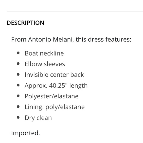 Antonio Melani Cheyenne Crepe Dress Black Sz 0 - Picture 4 of 11